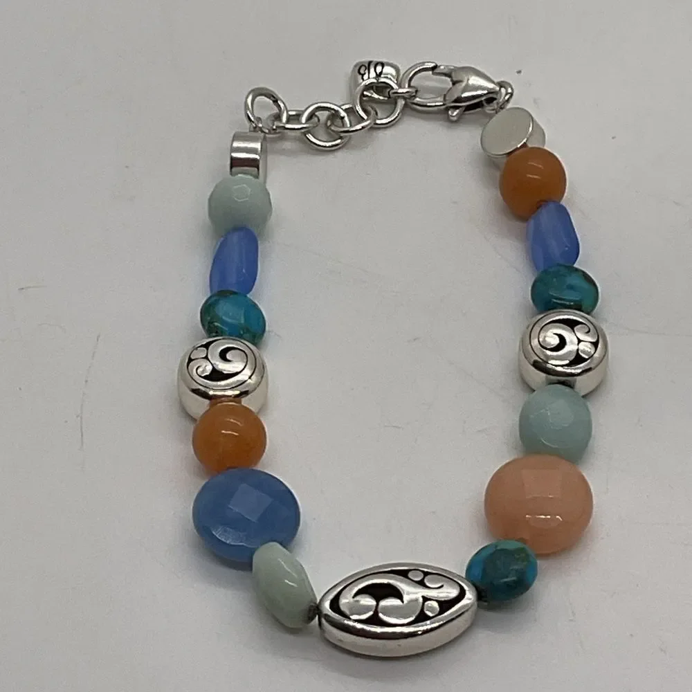 Brighton Contempo Chroma Multicolor Beaded Necklace and Bracelet Set
